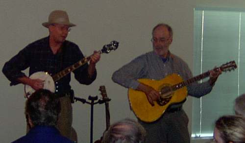 Odie and Jim at the Encanto Coffeehouse