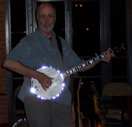 Jim and his shiny banjo